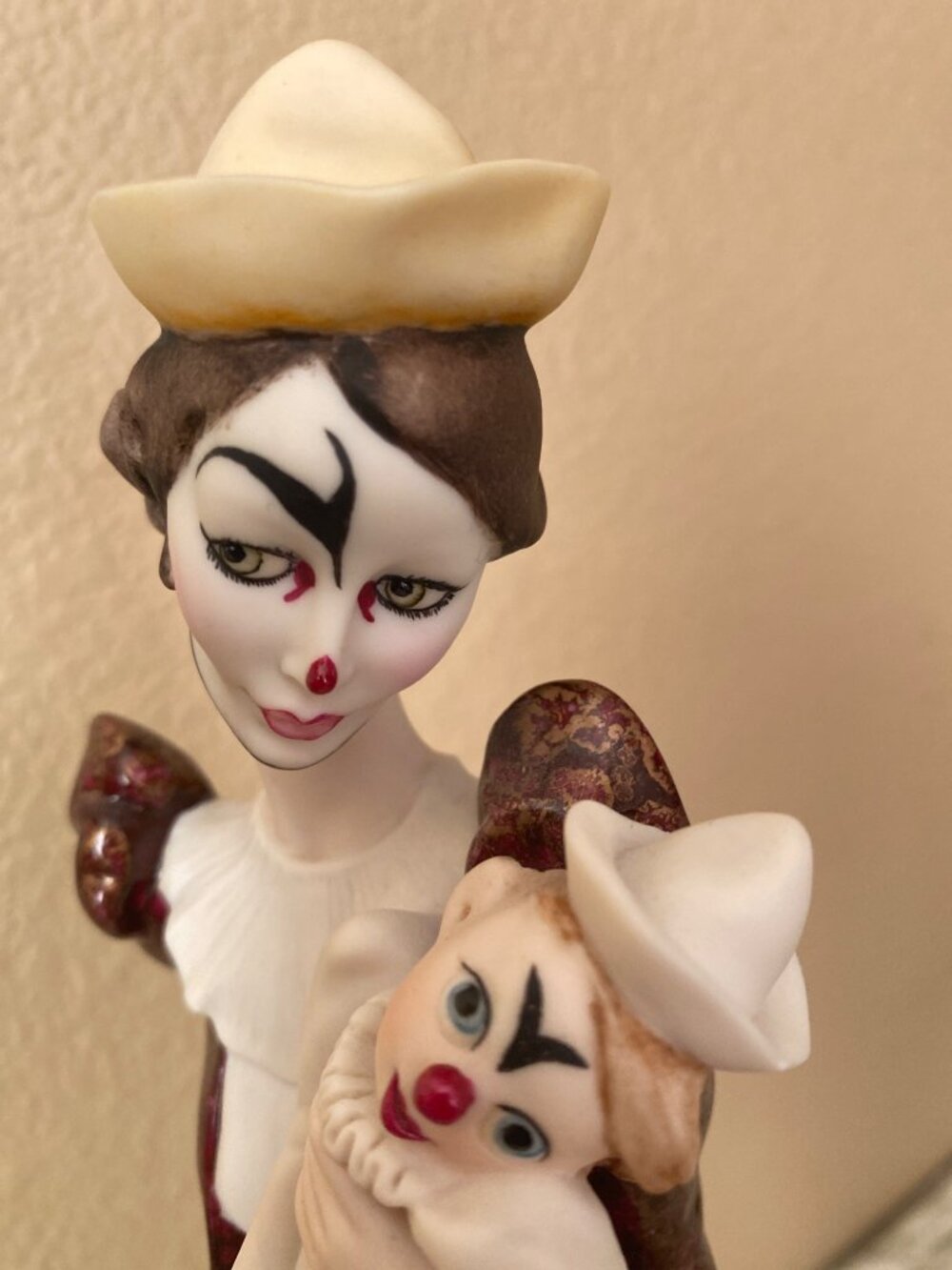 199s Giuseppe Armani Ltd Ed Lady Clown w/Puppet Capodimonte Figure 743C - No Box - Picture 11 of 16